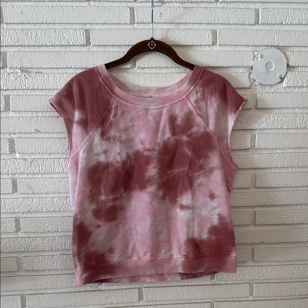 T.La Red Crop Cap Sleeve T-Shirt